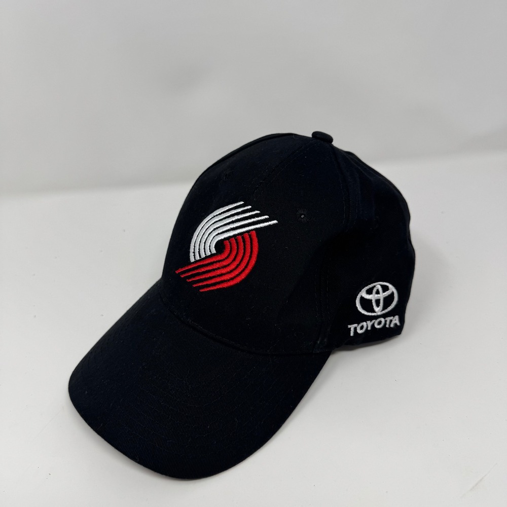 Portland Trail Blazers Toyota‎ Racing Embroidered Black Baseball Cap Hat